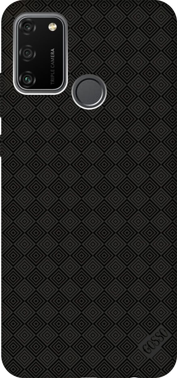 

Матовый чехол на Honor 9A с принтом "Magic Squares" черный, 0