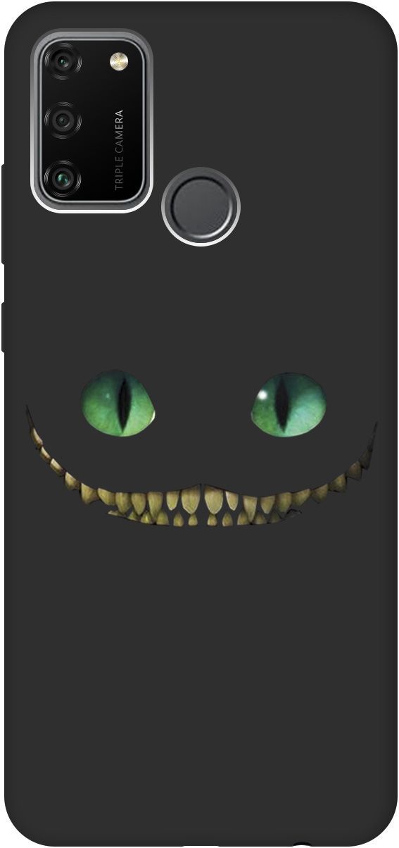 

Матовый чехол на Honor 9A с принтом "Cheshire Cat" черный, Черный;зеленый, 0