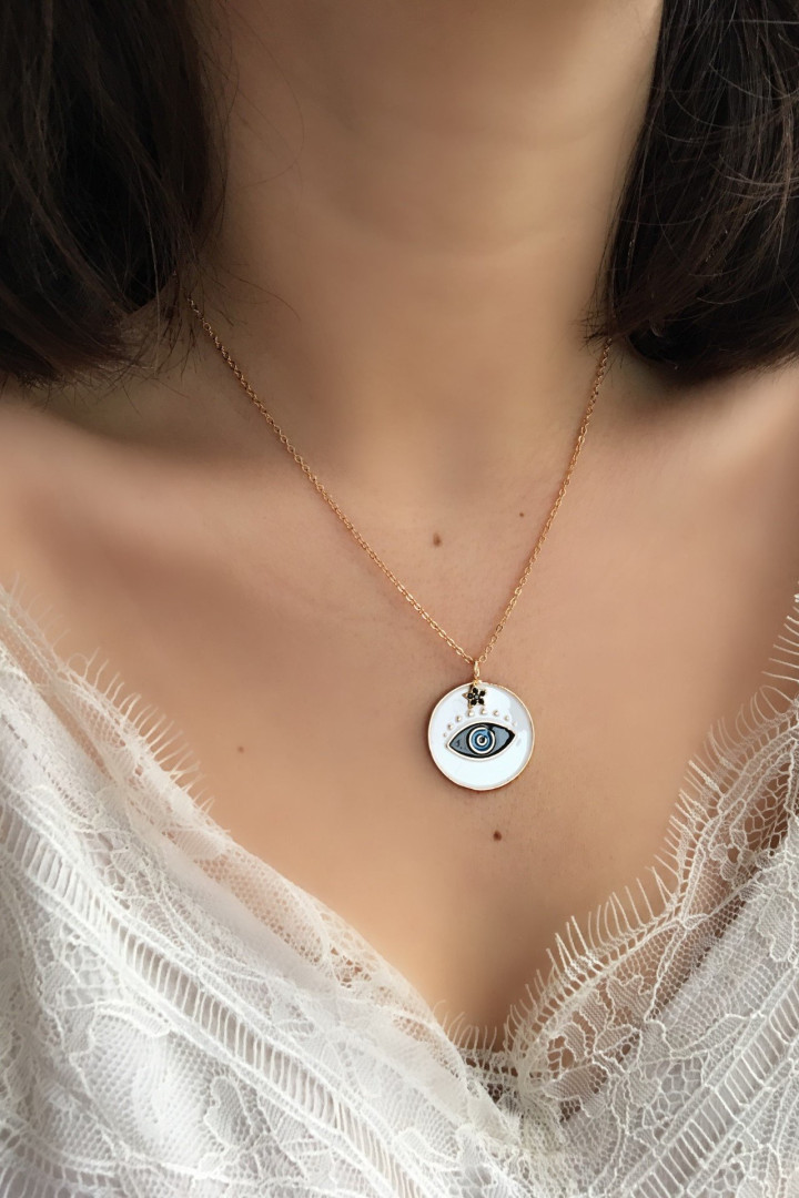 

Колье из латуни с эмалью My Joyas Design JKO552 (доставка из-за рубежа), JKO552