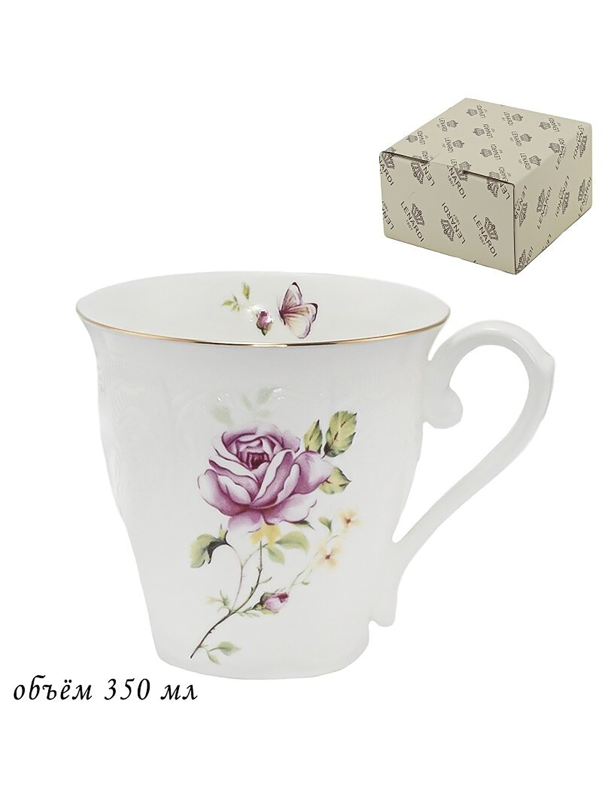 

Кружка Lenardi 2шт maria rose 350мл 226-114