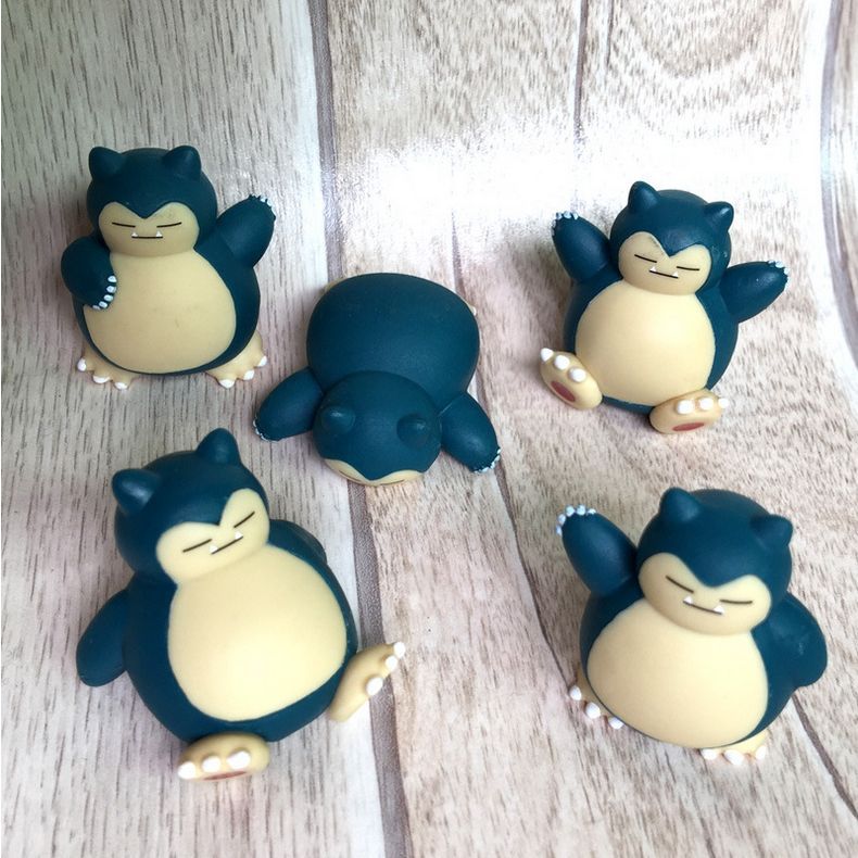

Набор фигурок Покемон Снорлакс Pokemon Snorlax 5шт 4см, Фигурка