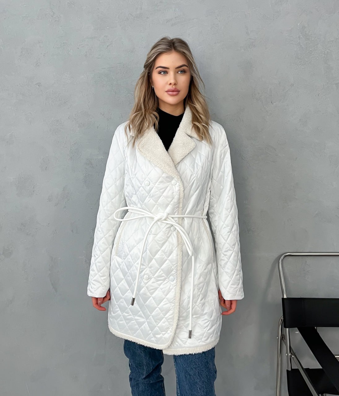 

Куртка женская 326 белая 48 RU, Белый, 326