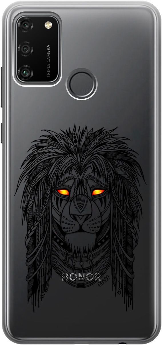 

Силиконовый чехол на Honor 9A с 3D принтом "Grand Leo" прозрачный, Прозрачный;красный, 0