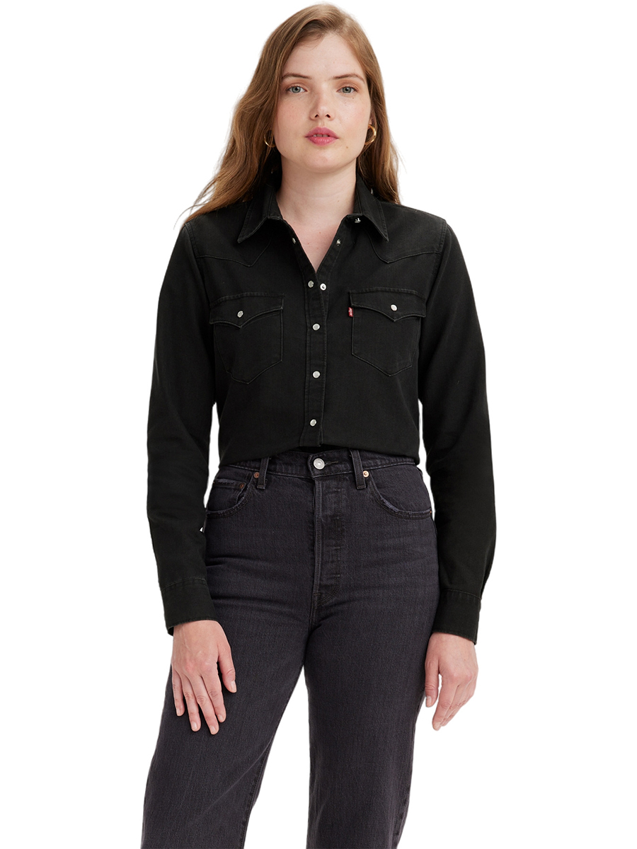 Рубашка женская Levis 86832-0006 черная XS