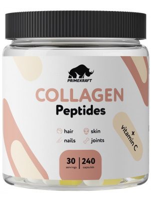 Prime Kraft Hydrolyzed Collagen Peptides 240cap (240 капсул)