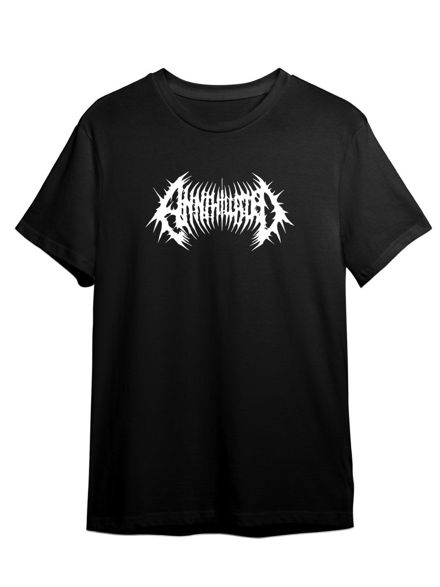 

Футболка унисекс СувенирShop Annihilated/Металл/Рок 7 черная M, Черный, "Annihilated/Металл/Рок" 7