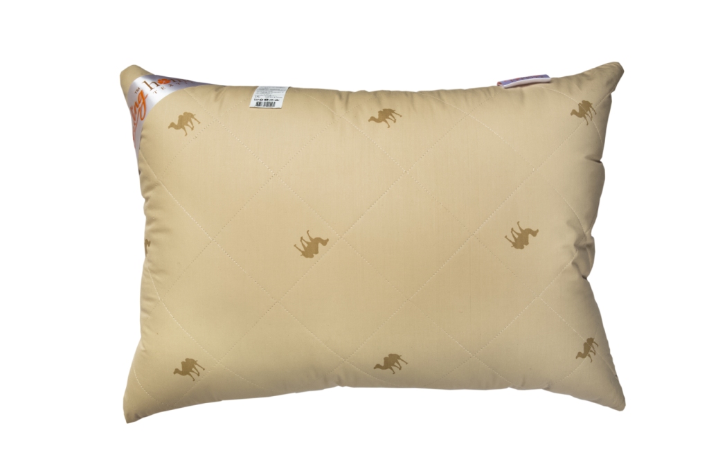 фото Подушка для сна sterling home textile пвш40п/т шерсть верблюжья, силикон 40x60 см