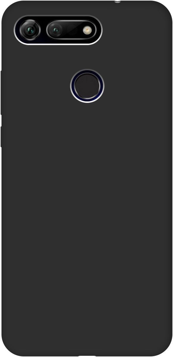

Матовый Soft Touch силиконовый чехол на Honor View 20 (V20)/Хонор Вив 20 черный, 0