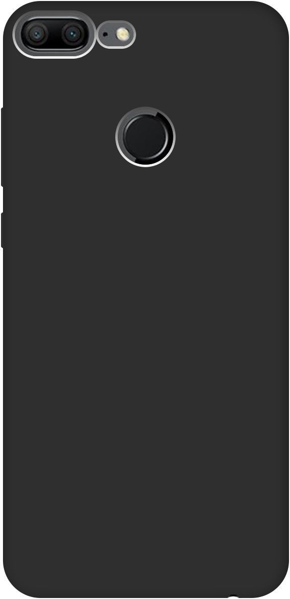 

Матовый Soft Touch силиконовый чехол на Honor 9 Lite черный, 999050
