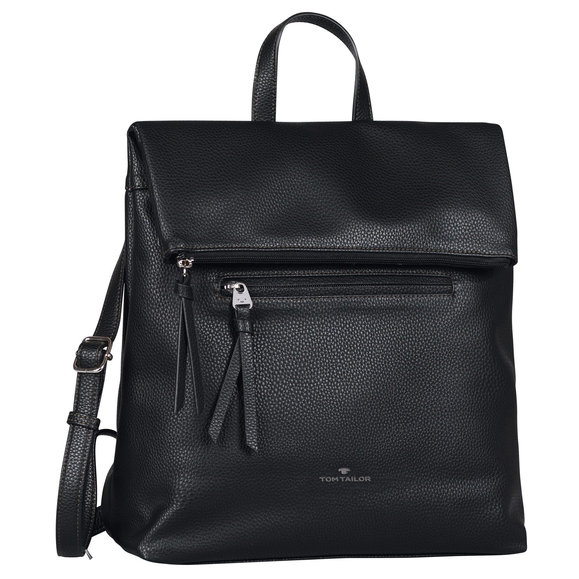 Рюкзак женский Tom Tailor Bags 24410 60 черный, 32х11,5х33 см