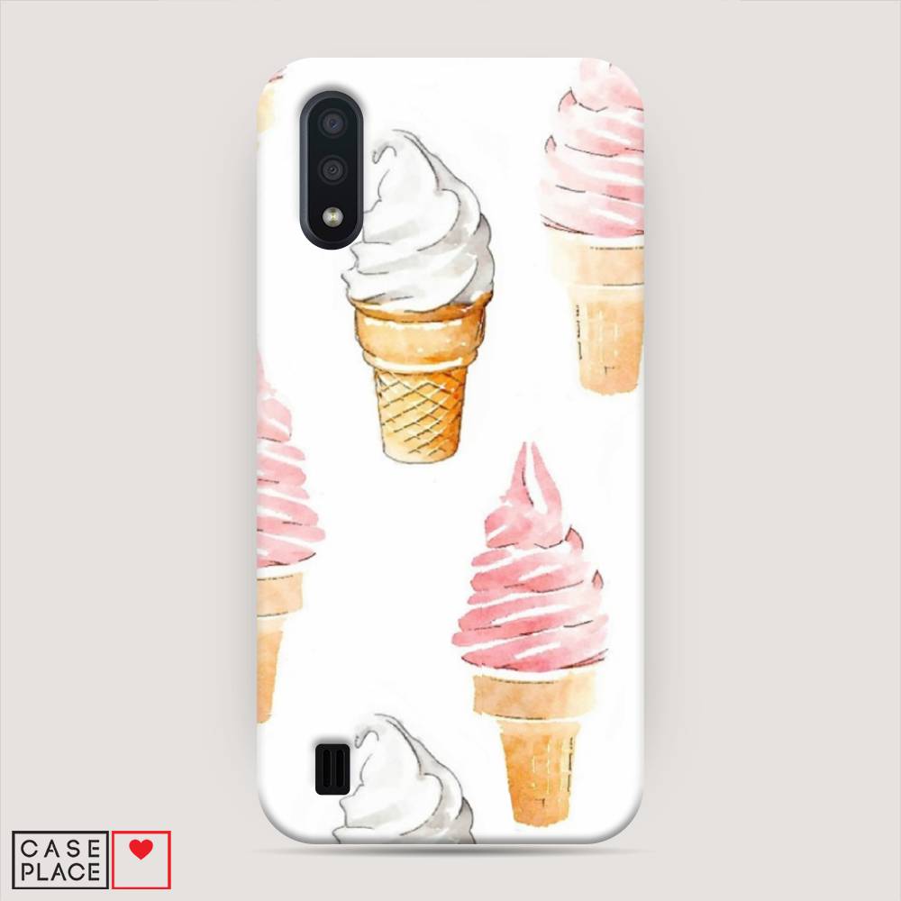 

Пластиковый чехол "Нарисованное мороженое" на Samsung Galaxy A01