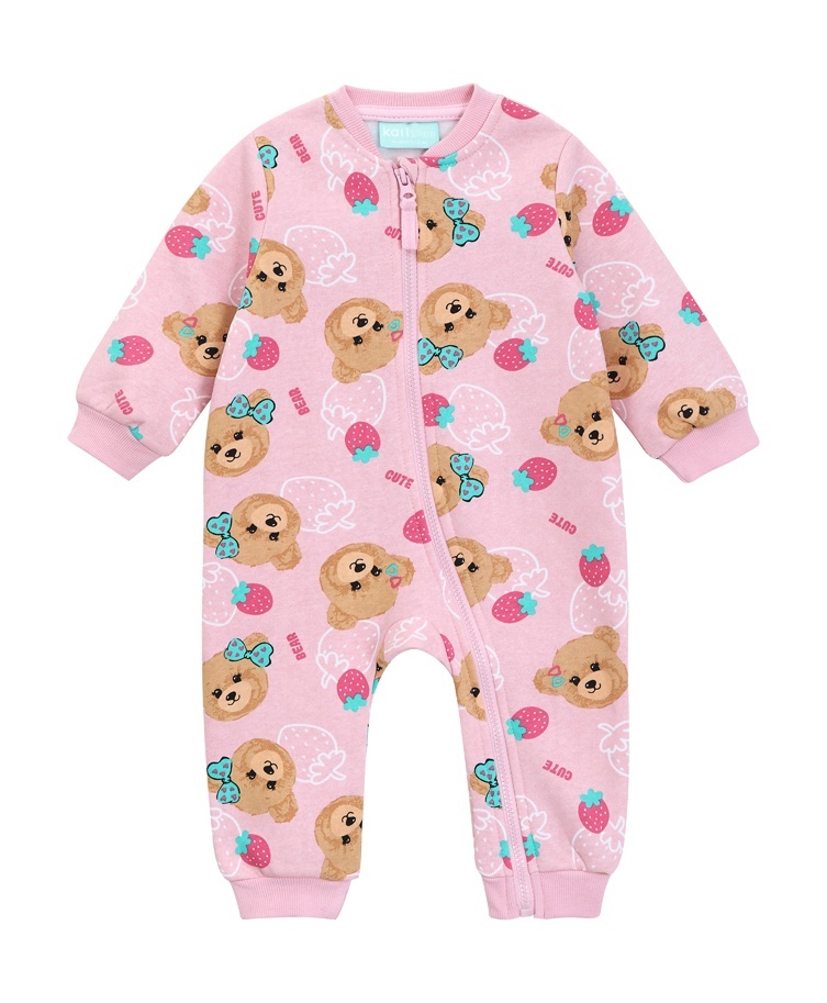 

Комбинезон детский Kari Baby AW24B074, розовый, 74, 234396
