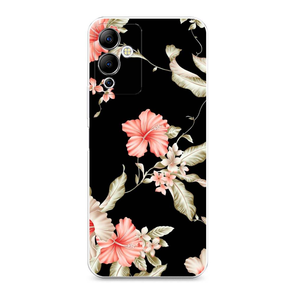 

Чехол Awog на Infinix Note 12i "Цветы на черном", 3102050-8