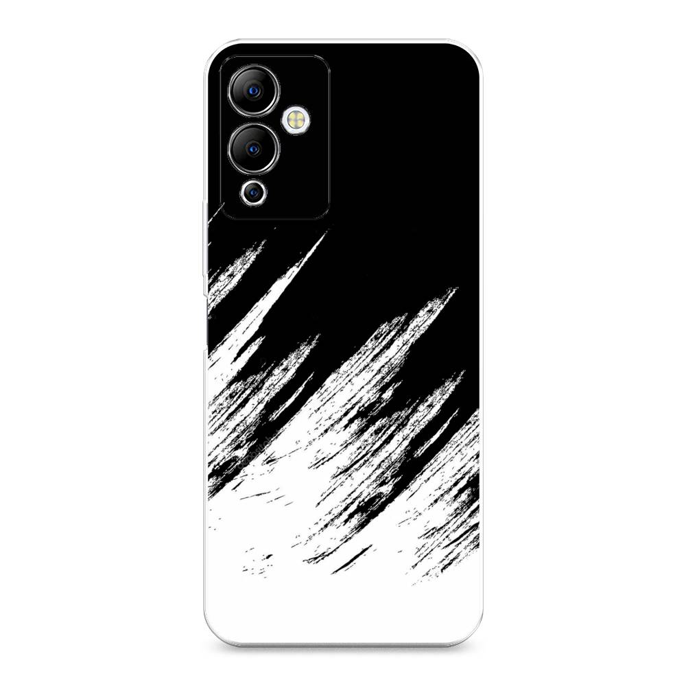 

Чехол Awog на Infinix Note 12i "Черно белые брызги", 3102050-3