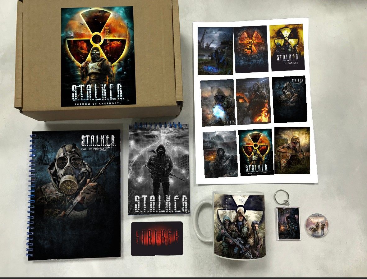 

Бокс с подарком Сталкер Stalker 4, 7020-4, 7 предметов, Бежевый, Сталкер Stalker 4