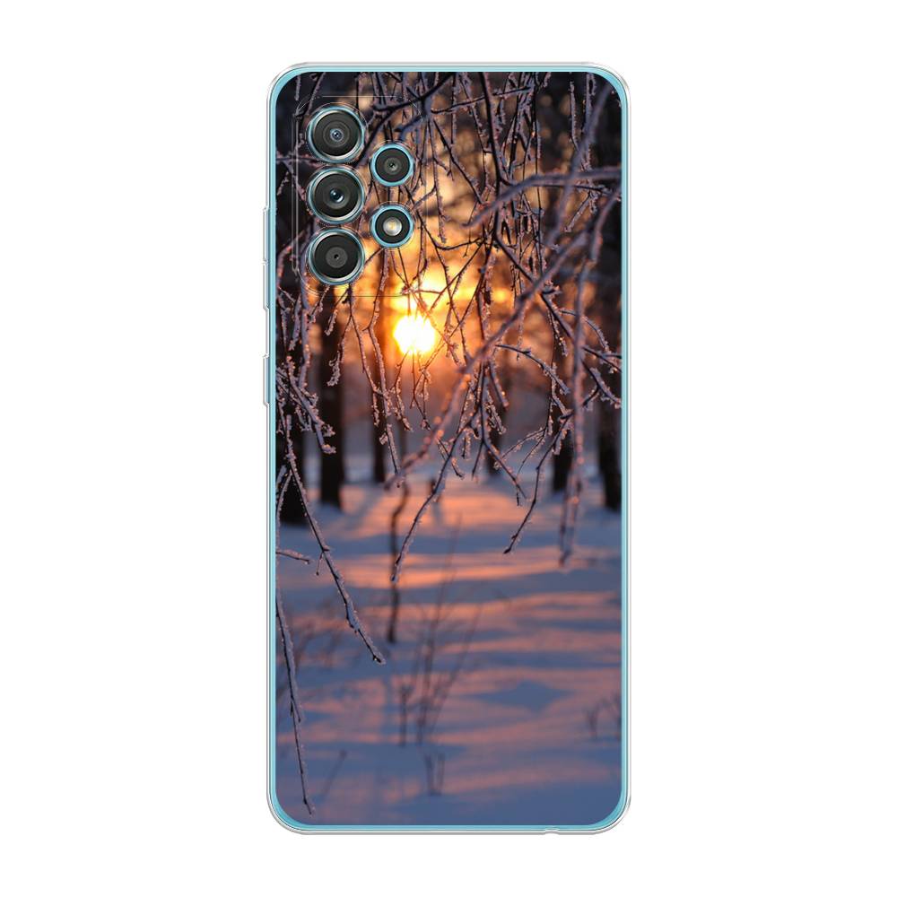 

Чехол на Samsung Galaxy A33 5G "Зима 7", Оранжевый;розовый;черный, 2104450-2