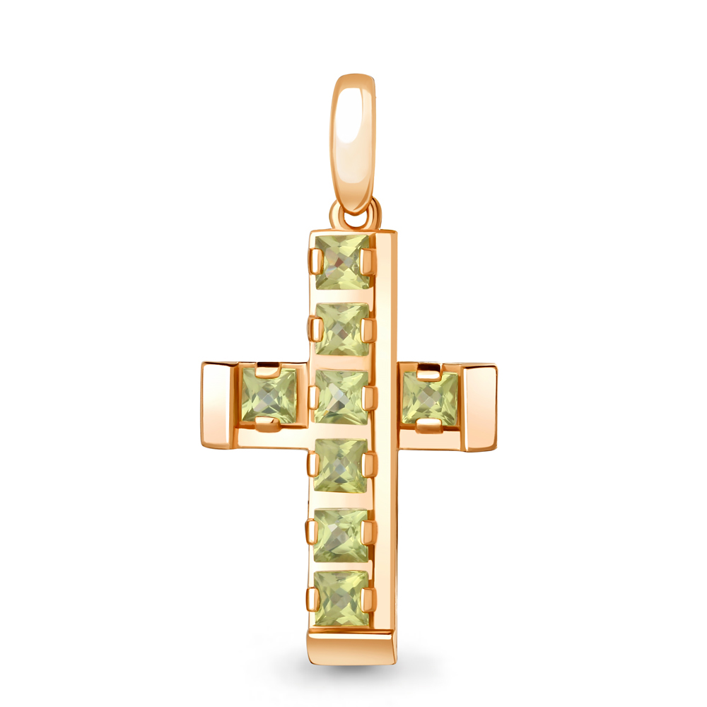 

Кулон из серебра с хризолитом Aquamarine Aquamarine 2541807_925_з, 2541807_925_з