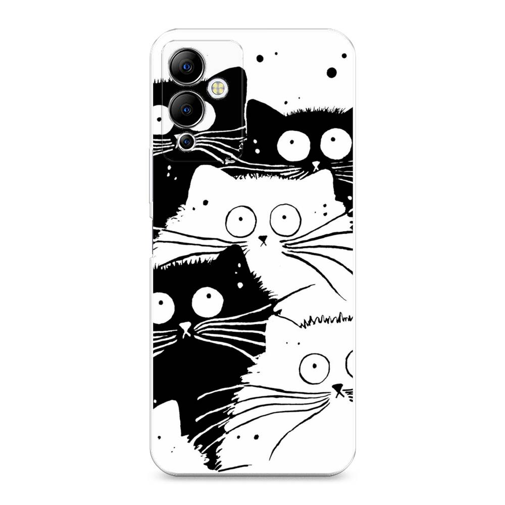 

Чехол Awog на Infinix Note 12i "Коты черно-белые", 3102050-2