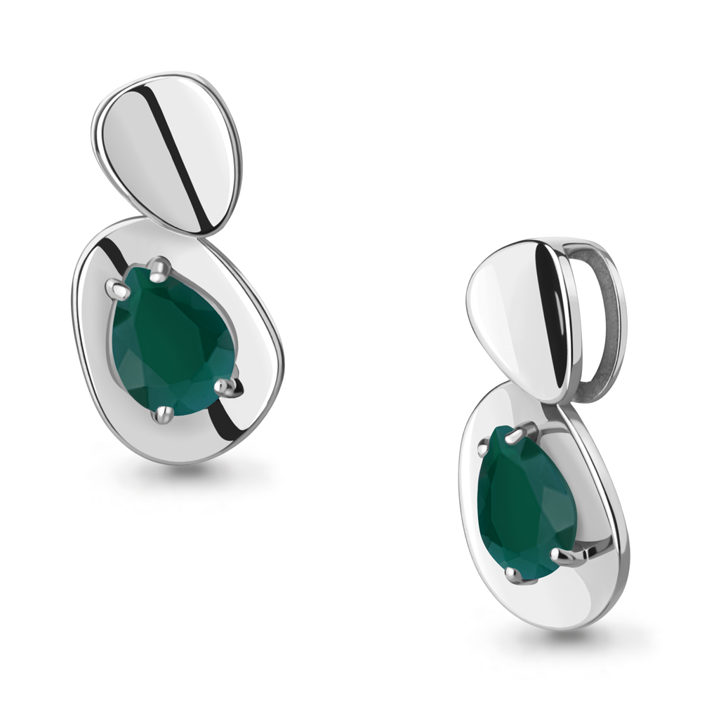 

Кулон из серебра с агатом Aquamarine Aquamarine 2534809_925_р, 2534809_925_р