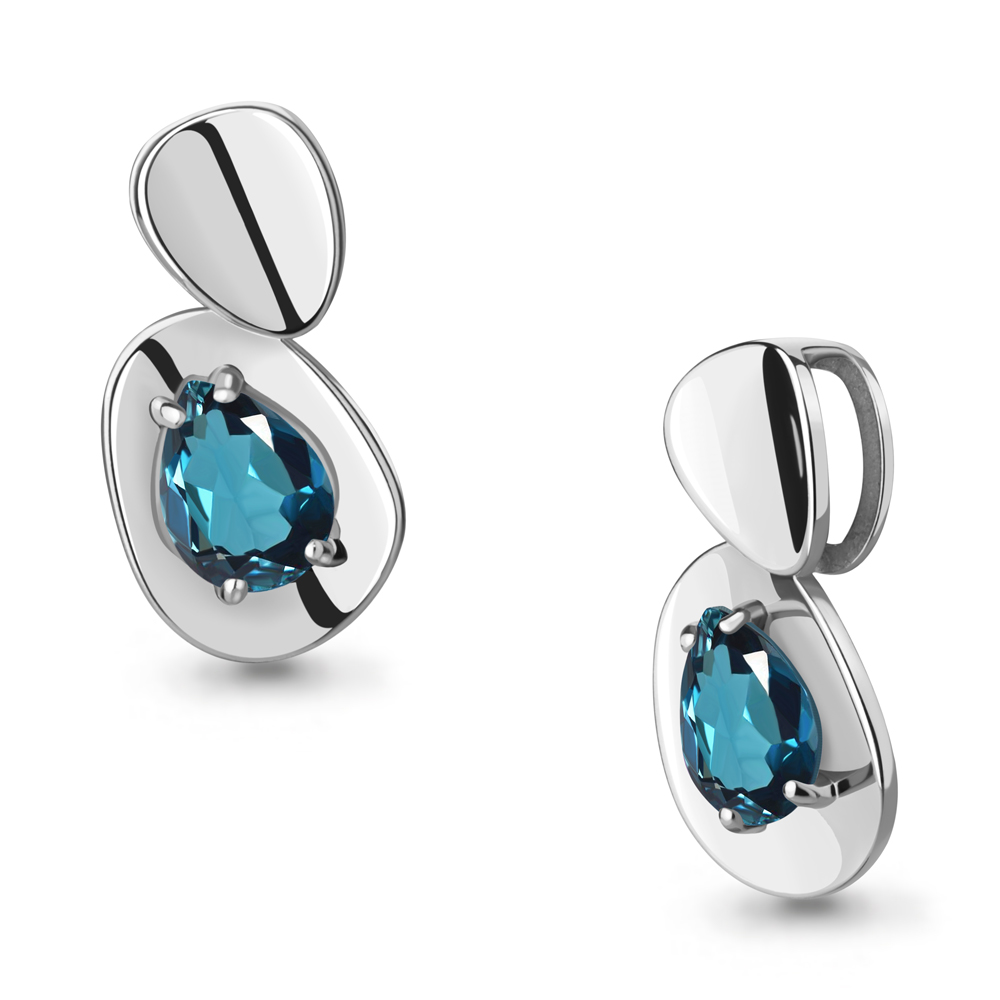 

Кулон из серебра с топазом Aquamarine Aquamarine 2534808_925_р, 2534808_925_р