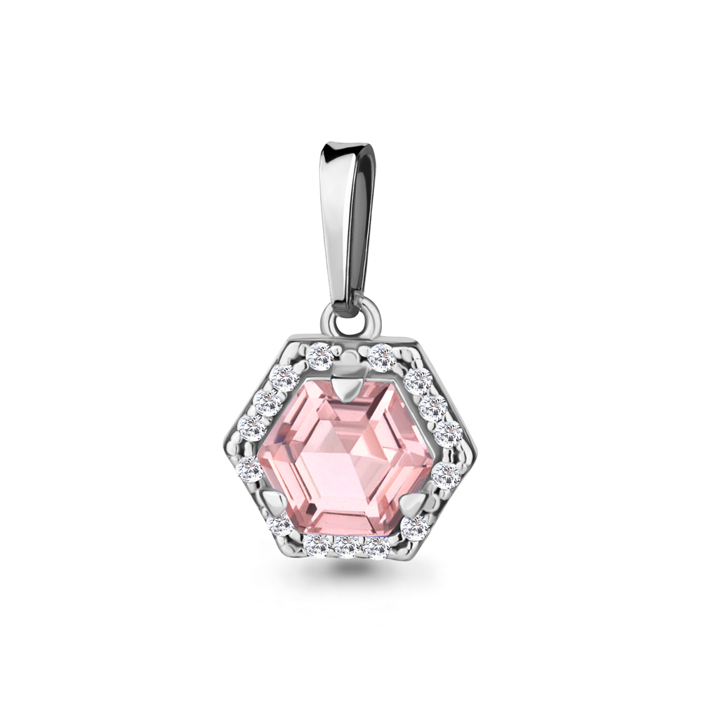 

Кулон из серебра с фианитом Aquamarine Aquamarine 2534790А_925_р, 2534790А_925_р