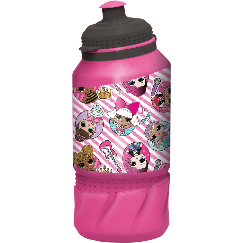 фото Бутылка детская спортивная "куклы lol surprise!" розовый пластик 420 мл, stor