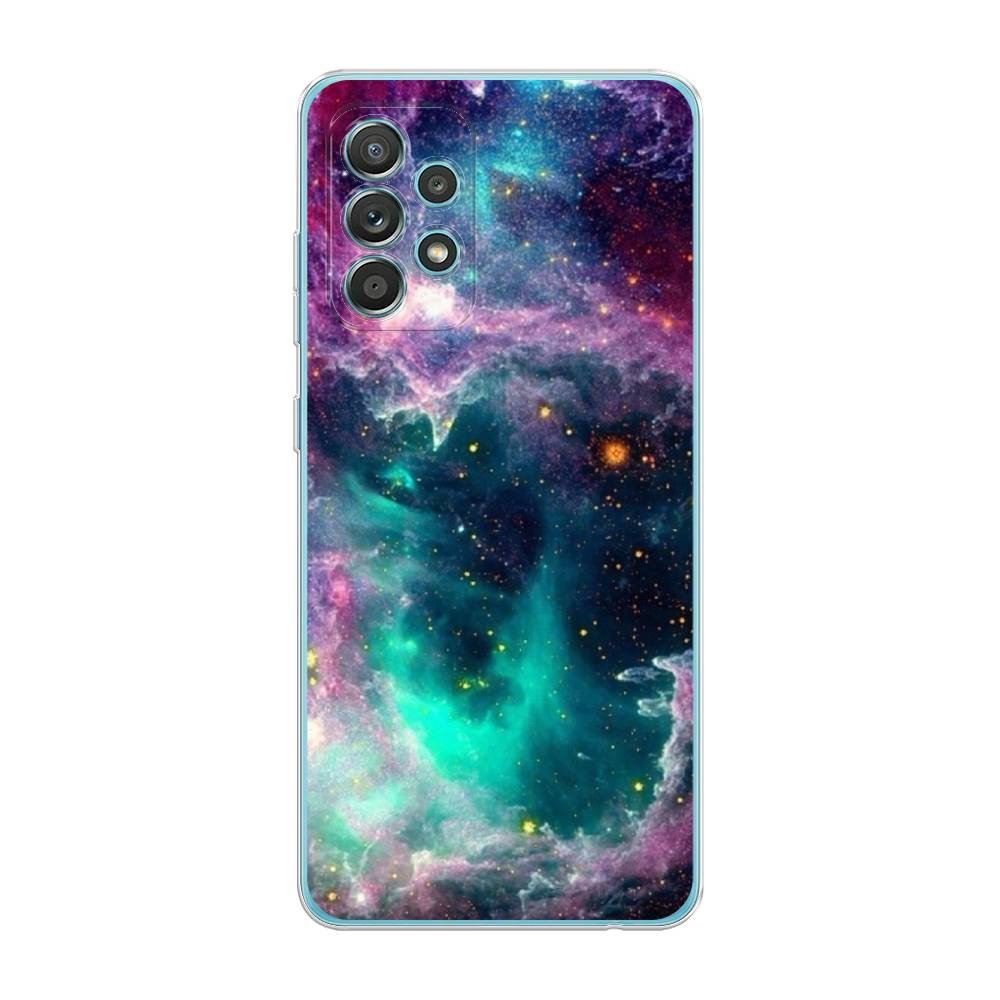 

Чехол на Samsung Galaxy A33 5G "Звездные облака", Розовый;бежевый, 2104450-2