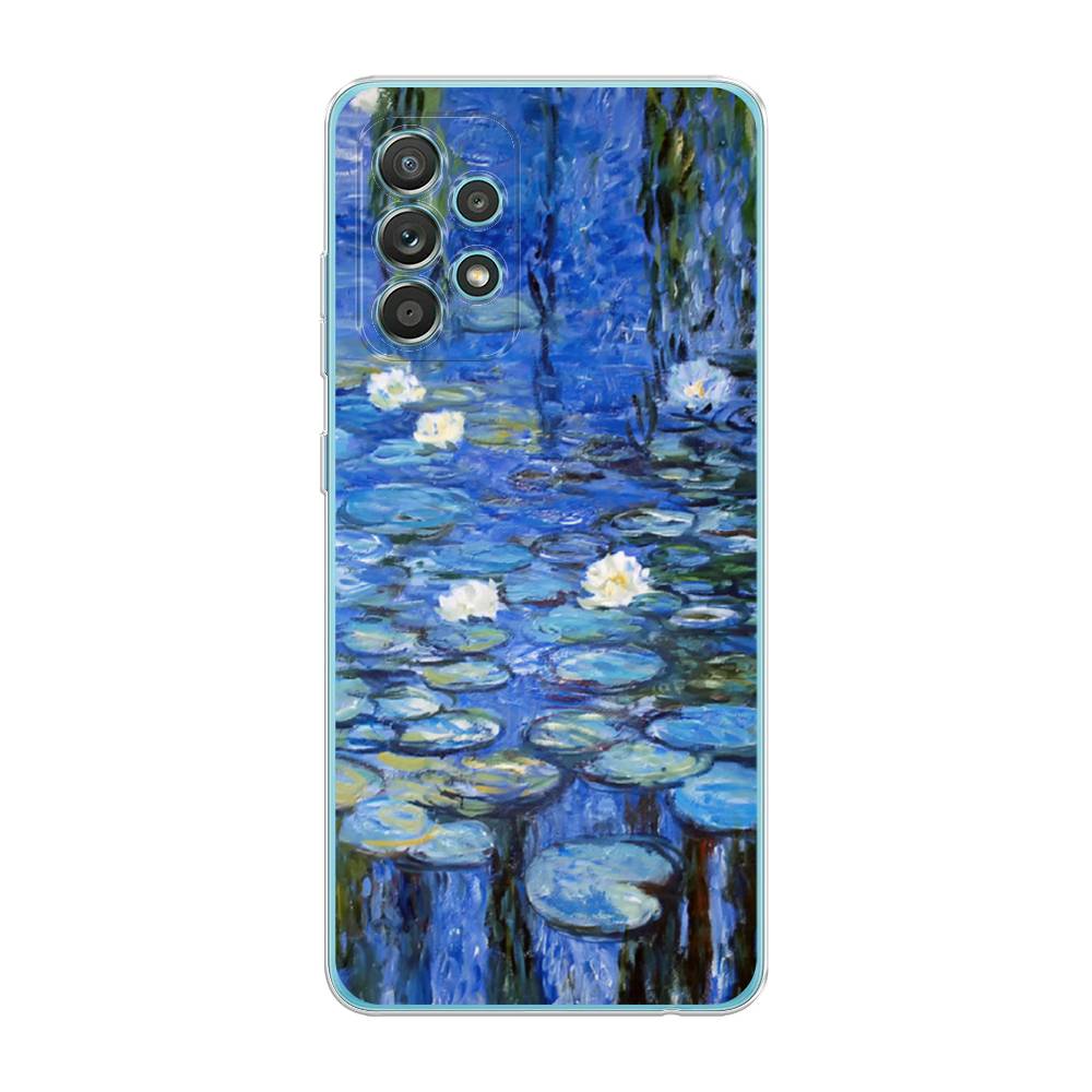 

Чехол на Samsung Galaxy A33 5G "Нарисованный пруд", Синий;зеленый, 2104450-4