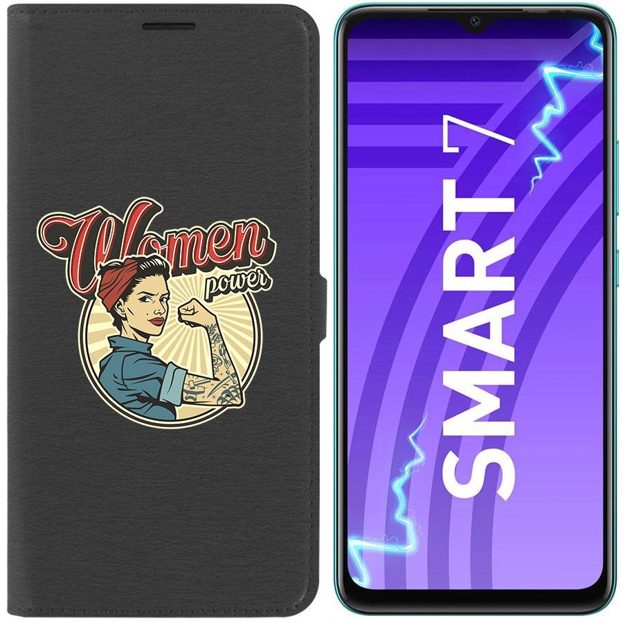 

Чехол-книжка Krutoff Eco Book для Infinix Smart 7 Women Power (черный)