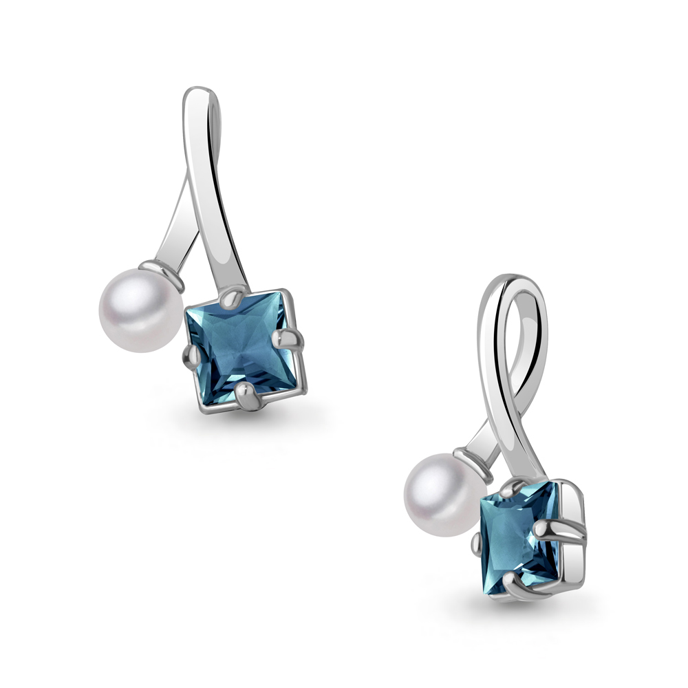 

Кулон из серебра с топазом Aquamarine Aquamarine 2533008_925_р, 2533008_925_р