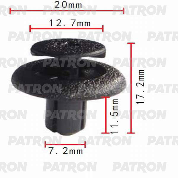 

Клипса Автомобильная PATRON P370021
