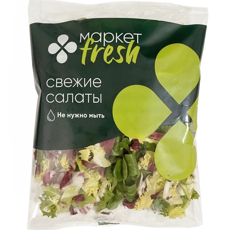 Салатная смесь Маркет Fresh фризе-корн-радичио 140 г