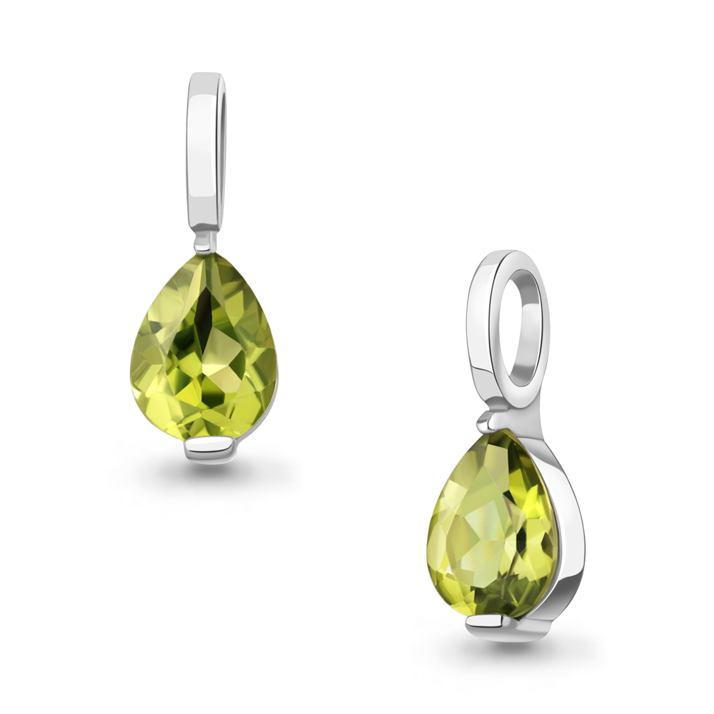 

Кулон из серебра с хризолитом Aquamarine Aquamarine 2532907_925_р, 2532907_925_р