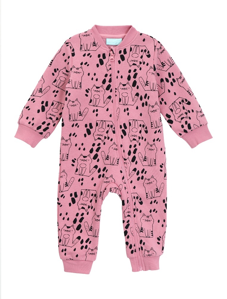 

Комбинезон детский Kari Baby AW24B073, темно-розовый, 80, 234395