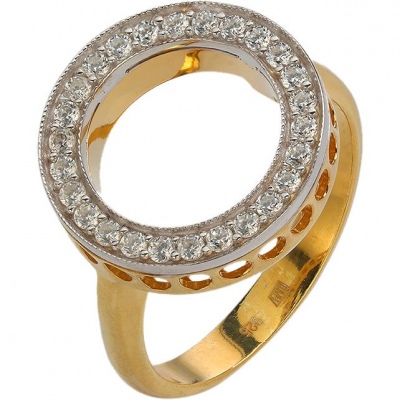 

Кольцо из серебра р.  Эстет 01К1513892РАЦ, фианит, 01К1513892РАЦ