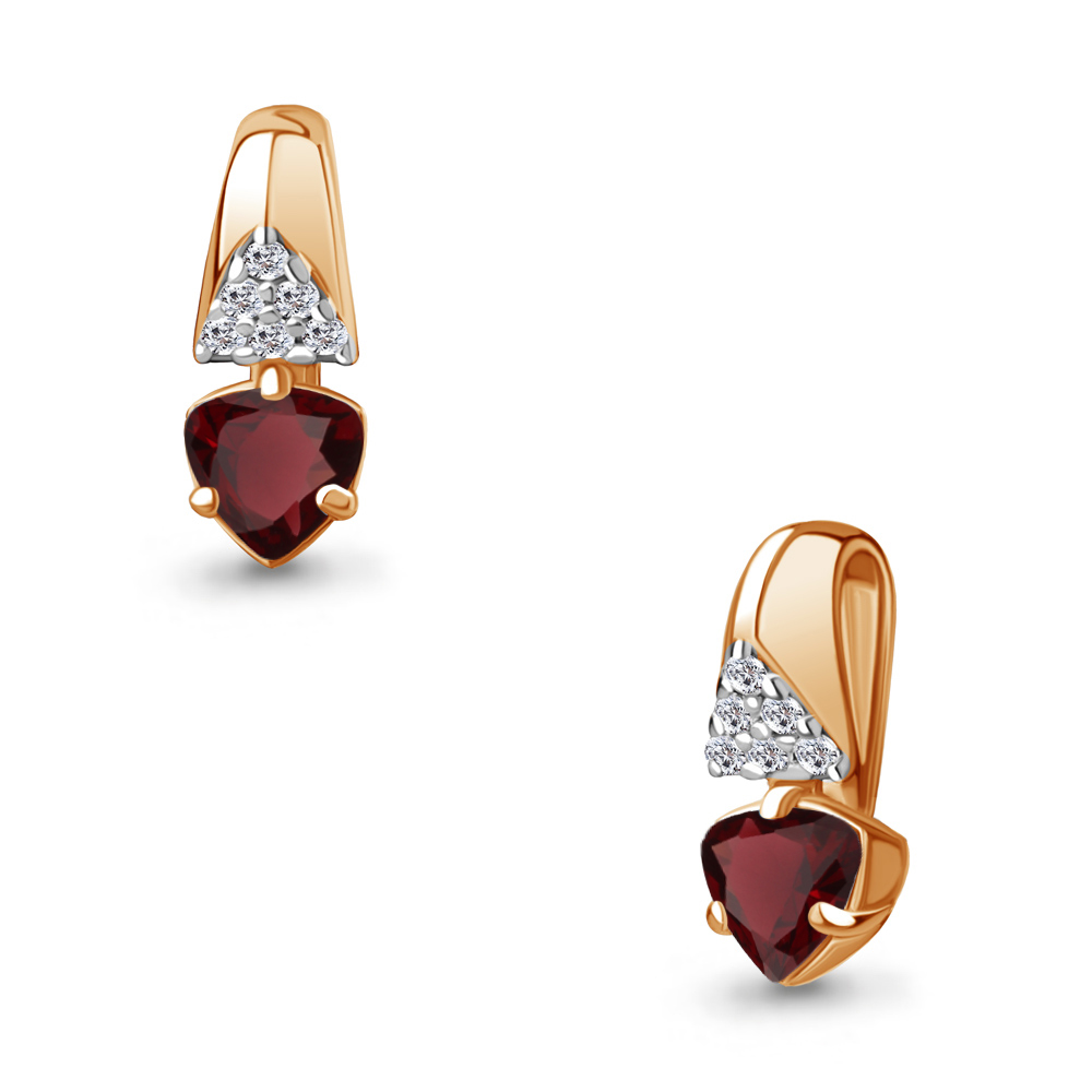 

Кулон из серебра с гранатом Aquamarine Aquamarine 2532603А_925_з, 2532603А_925_з