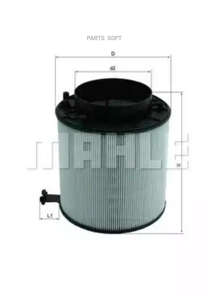 

Воздушный фильтр Mahle/Knecht LX2091D, LX2091D