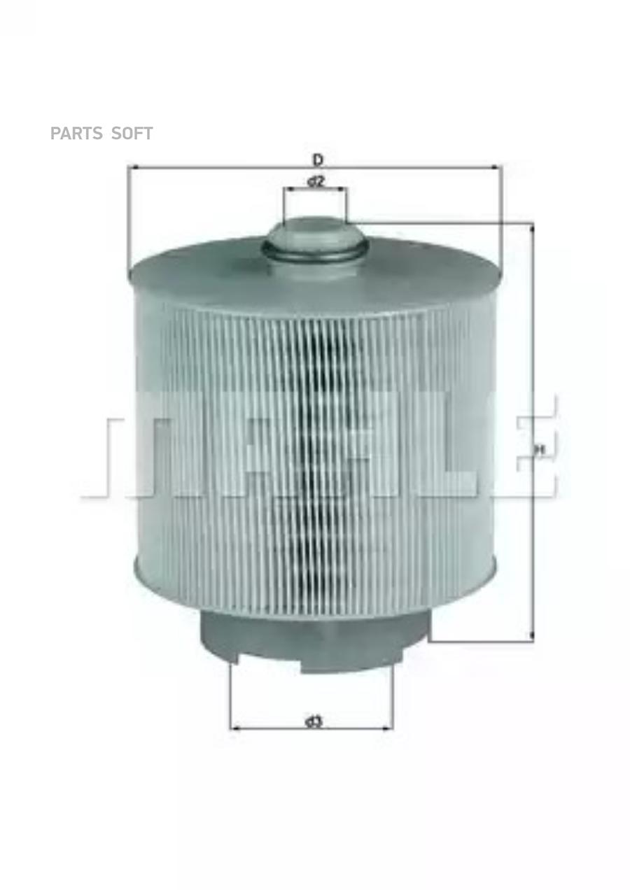 

Фильтр воздушный MAHLE LX10061D, LX10061D