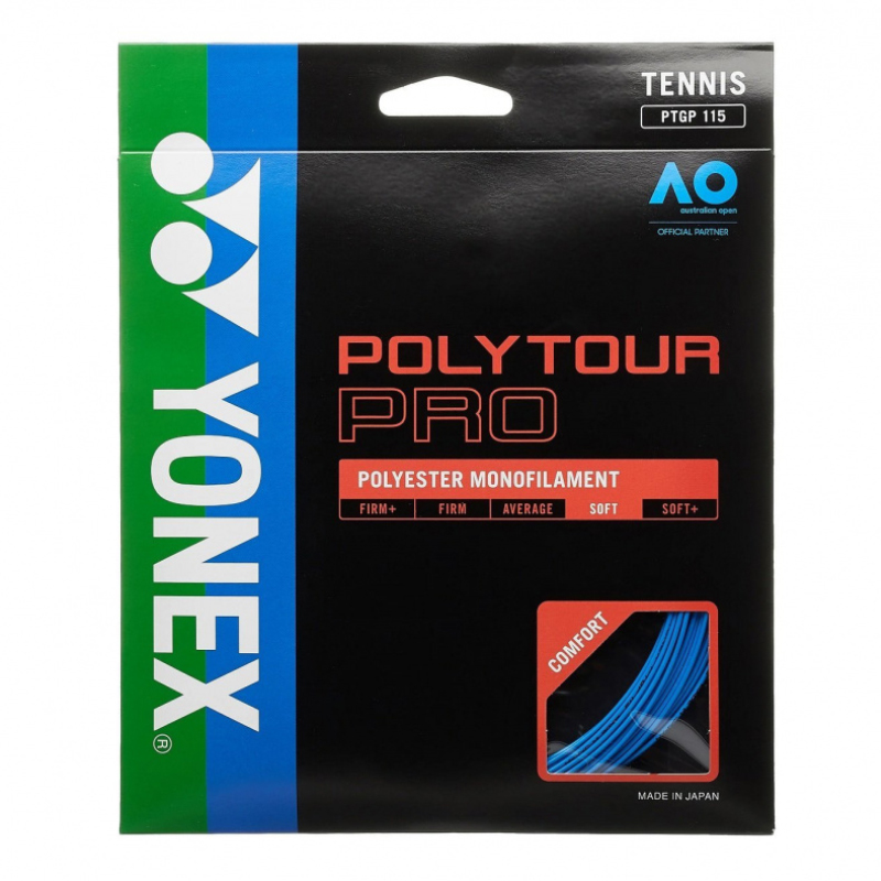 Струна для тенниса Yonex 12m PolyTour Pro, Blue, 1.20