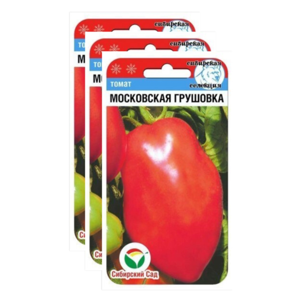 

Семена томат Московская грушовка Сибирский сад 23-02358 3 уп., Томат