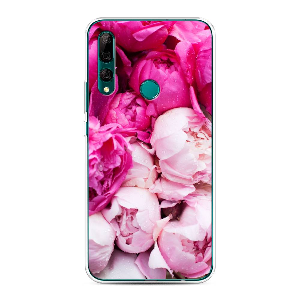 фото Чехол awog "пионы розово-белые" для huawei y9 prime 2019