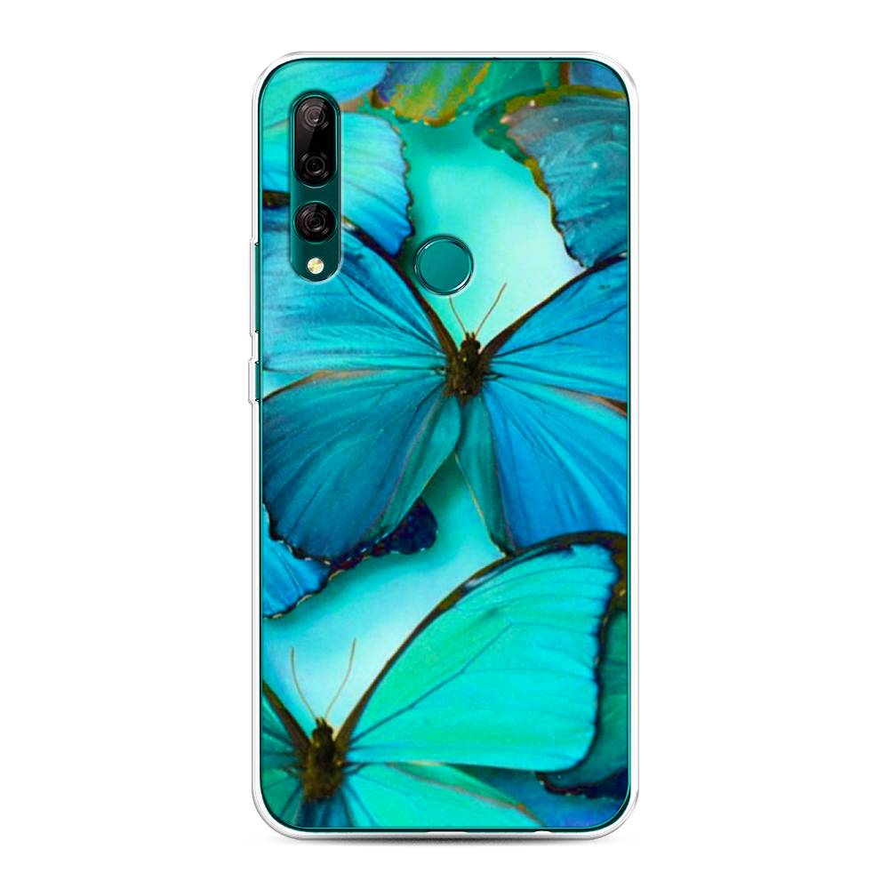фото Чехол awog "неоновые бабочки" для huawei y9 prime 2019