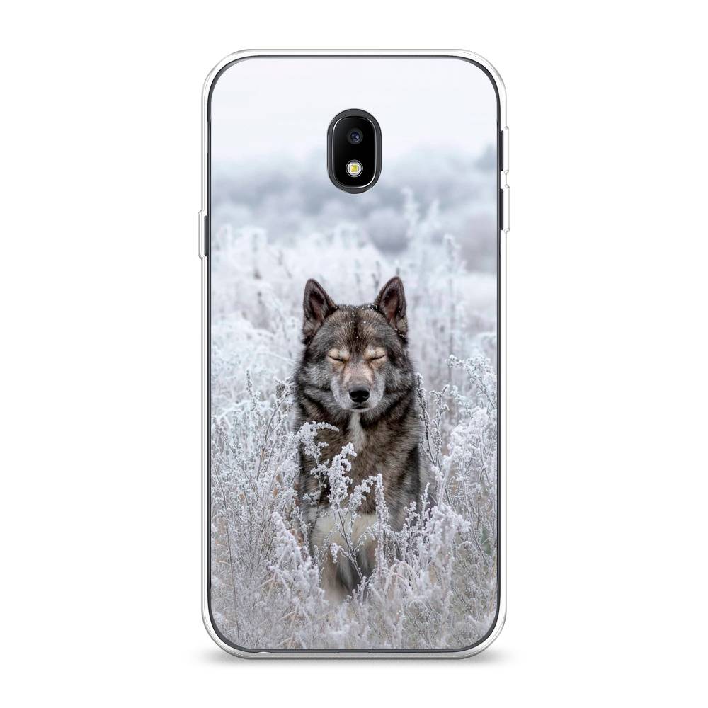 

Чехол Awog на Samsung Galaxy J3 2017 / Самсунг J3 2017 "Волк в поле", Белый;черный, 22550-1