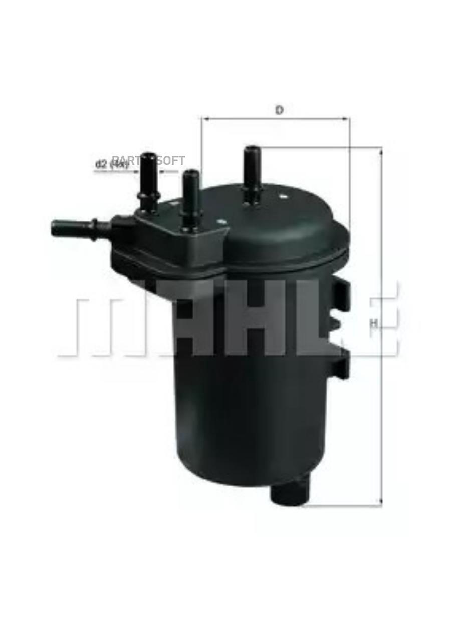 

Фильтр топливный Mahle/Knecht KL432, KL432