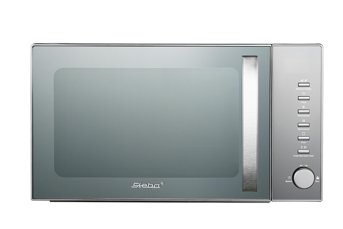 Микроволновая печь соло Steba MIC 2040 Gray тарелка стеклянная подстановочная гладь d 33 5 лазурный