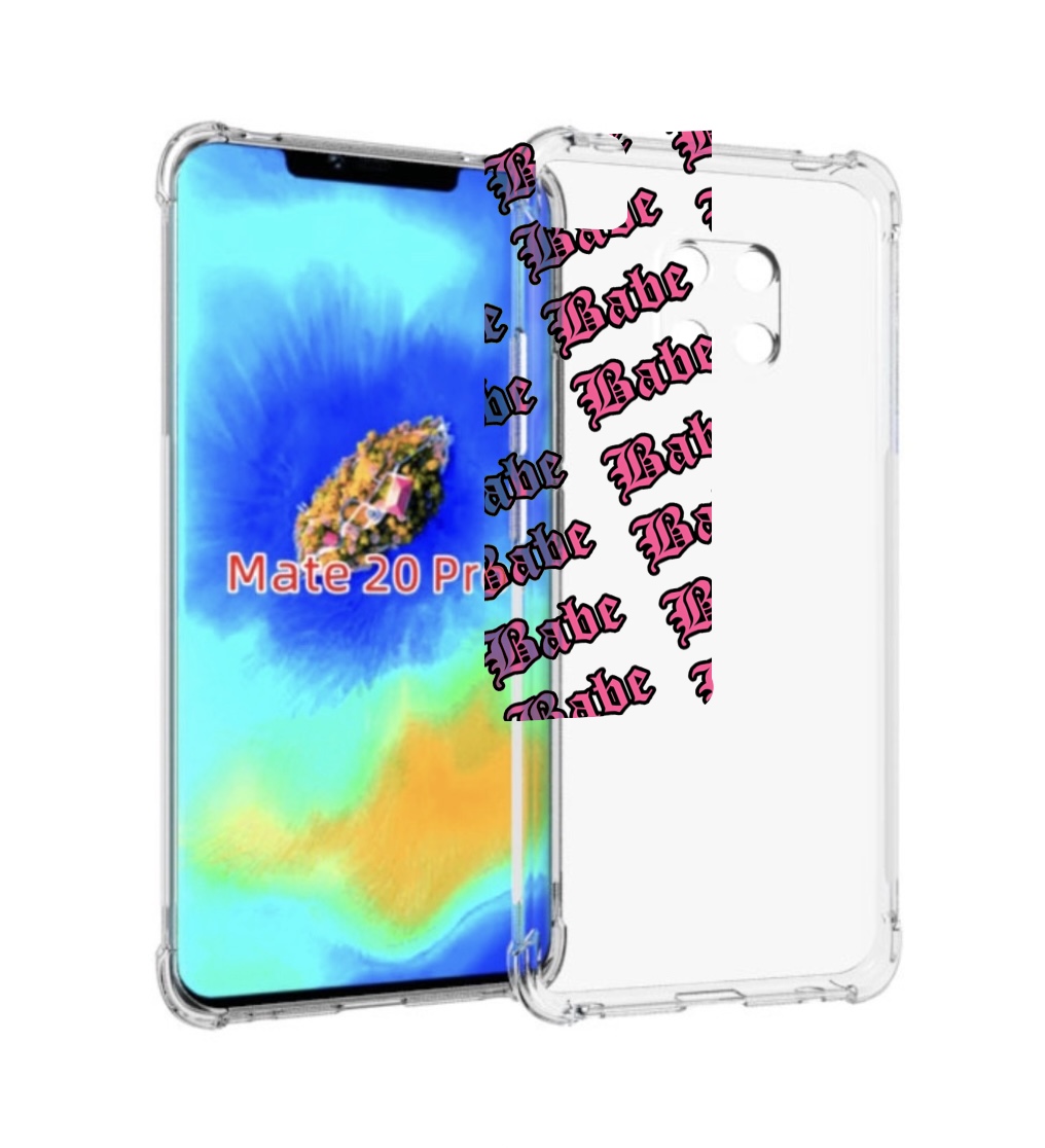 

Чехол MyPads Бабе для Huawei Mate 20 Pro/Mate 20 RS 6.39, Прозрачный, Tocco
