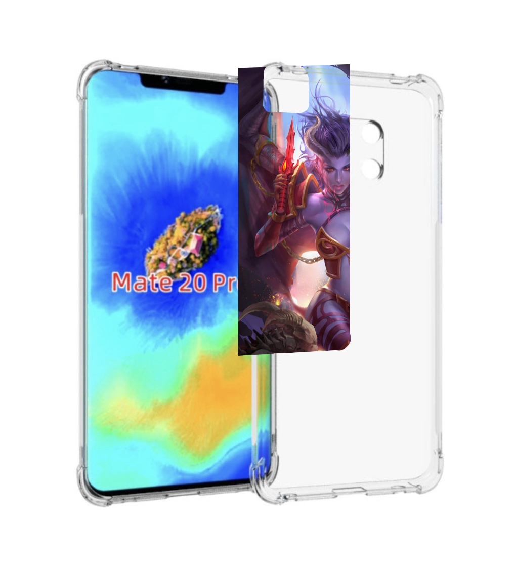 

Чехол MyPads queen of pain dota 2 для Huawei Mate 20 Pro/Mate 20 RS 6.39, Прозрачный, Tocco