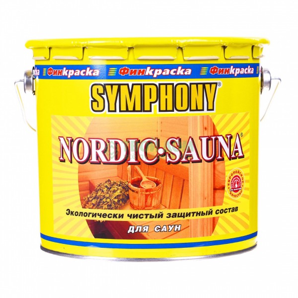 

Пропитка для дерева Symphony Nordic Sauna 2,7 л Орех, Nordic Sauna