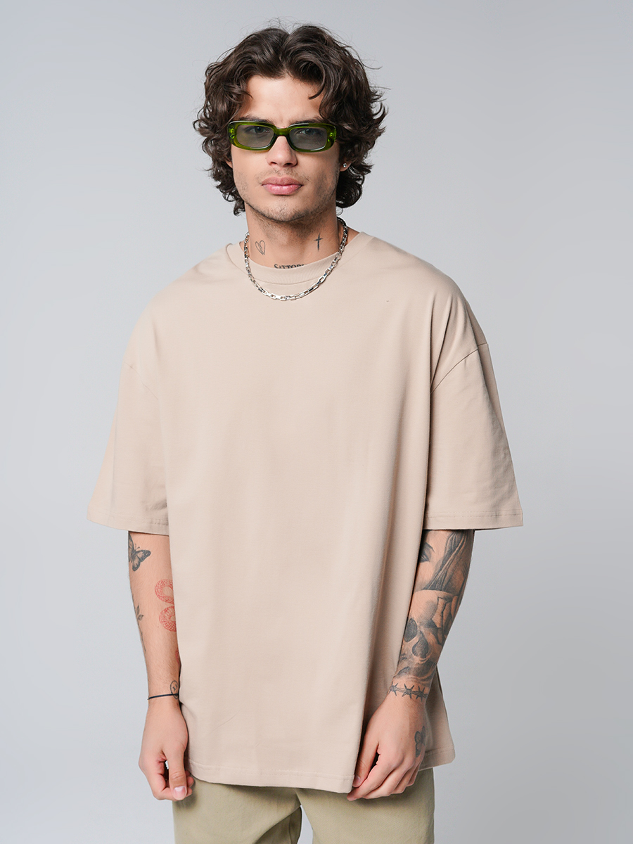 

Футболка мужская ТВОЕ 90626 бежевая XXL, 90626