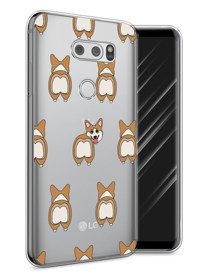

Чехол Awog на LG V30 "Милый корги фон", Белый;бежевый;коричневый, 83050-2